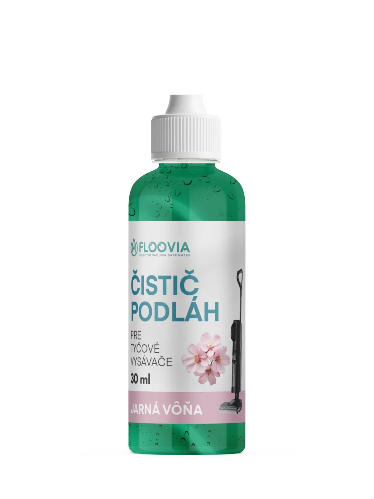 Čistiaci prostriedok do tyčového vysávača s mopom Floovia, jarná vôňa — obrázok 3