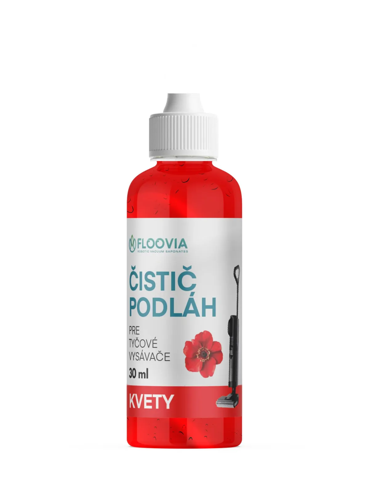Čistiaci prostriedok do tyčového vysávača s mopom Floovia, kvetinová vôňa — obrázok 3