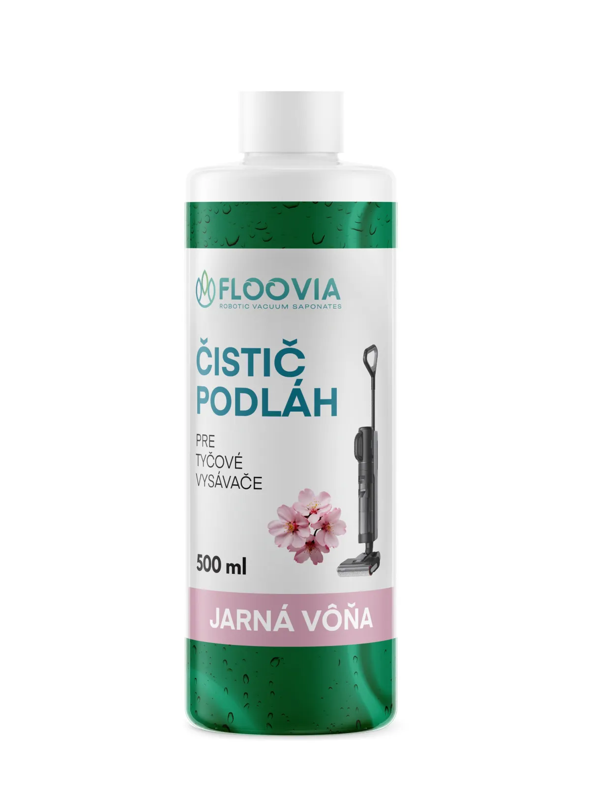 Čistiaci prostriedok do tyčového vysávača s mopom Floovia, jarná vôňa — obrázok 2
