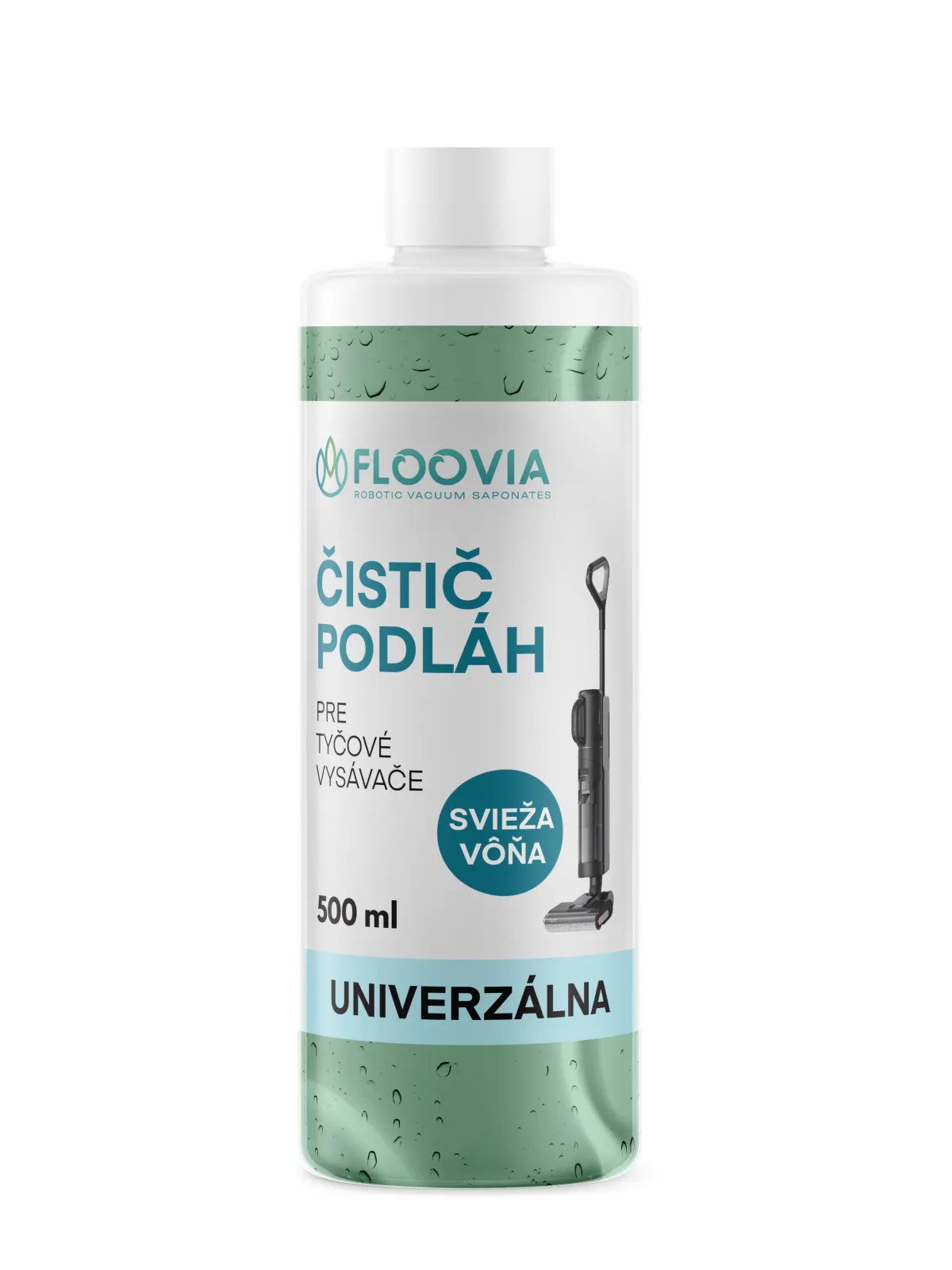 Čistiaci prostriedok do tyčového vysávača s mopom Floovia, univerzálna svieža vôňa — obrázok 2