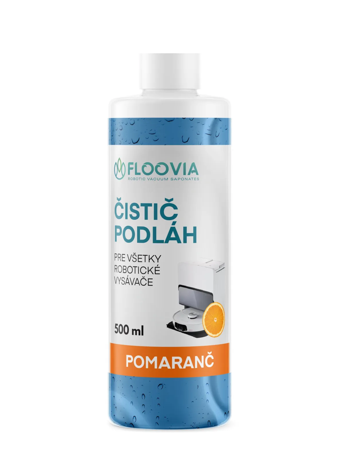 Čistiaci prostriedok do robotického vysávača so samočistiacou stanicou Floovia, pomarančová vôňa — obrázok 2