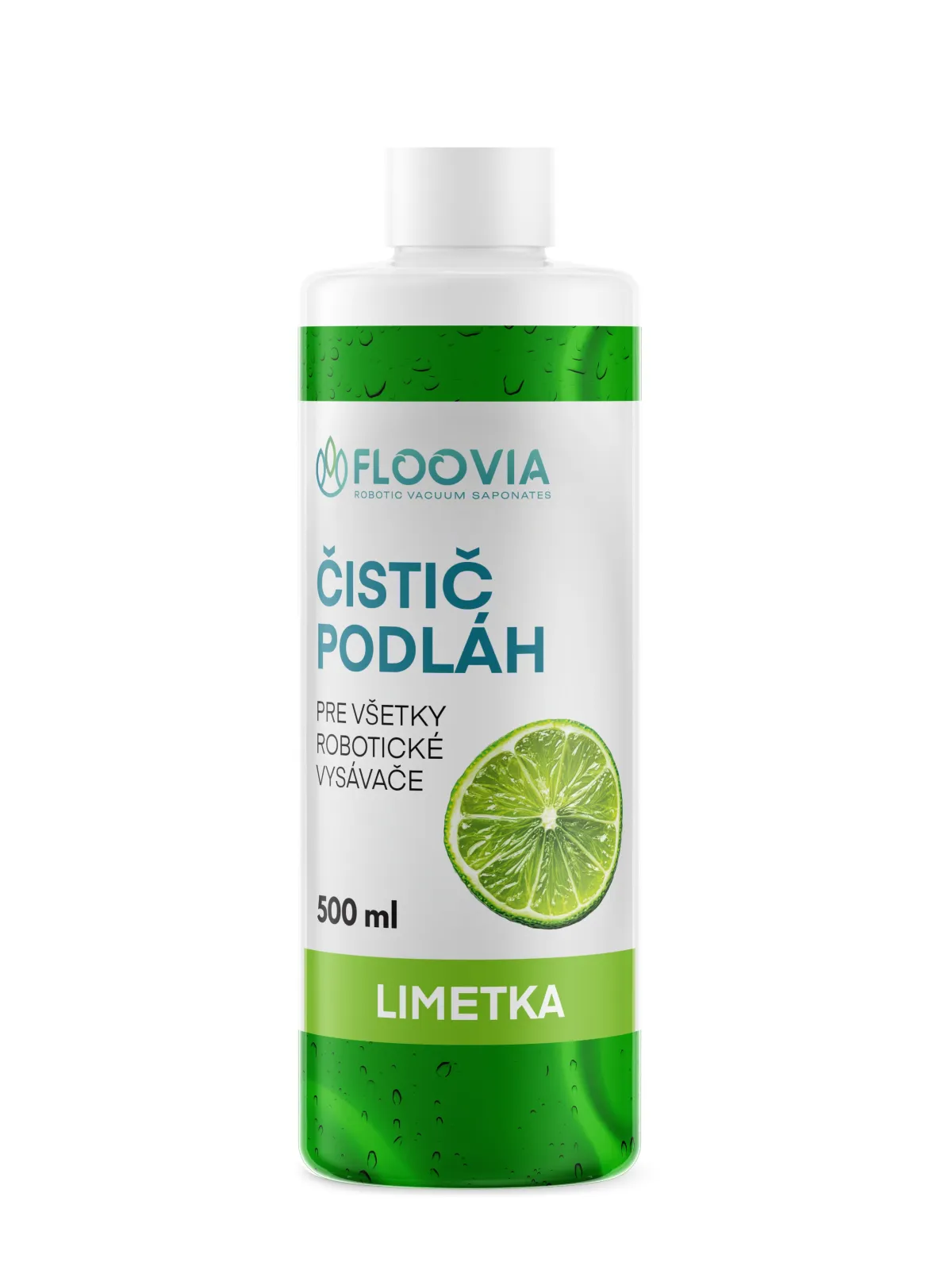 Čistiaci prostriedok do robotického vysávača Floovia, limetková vôňa — obrázok 2