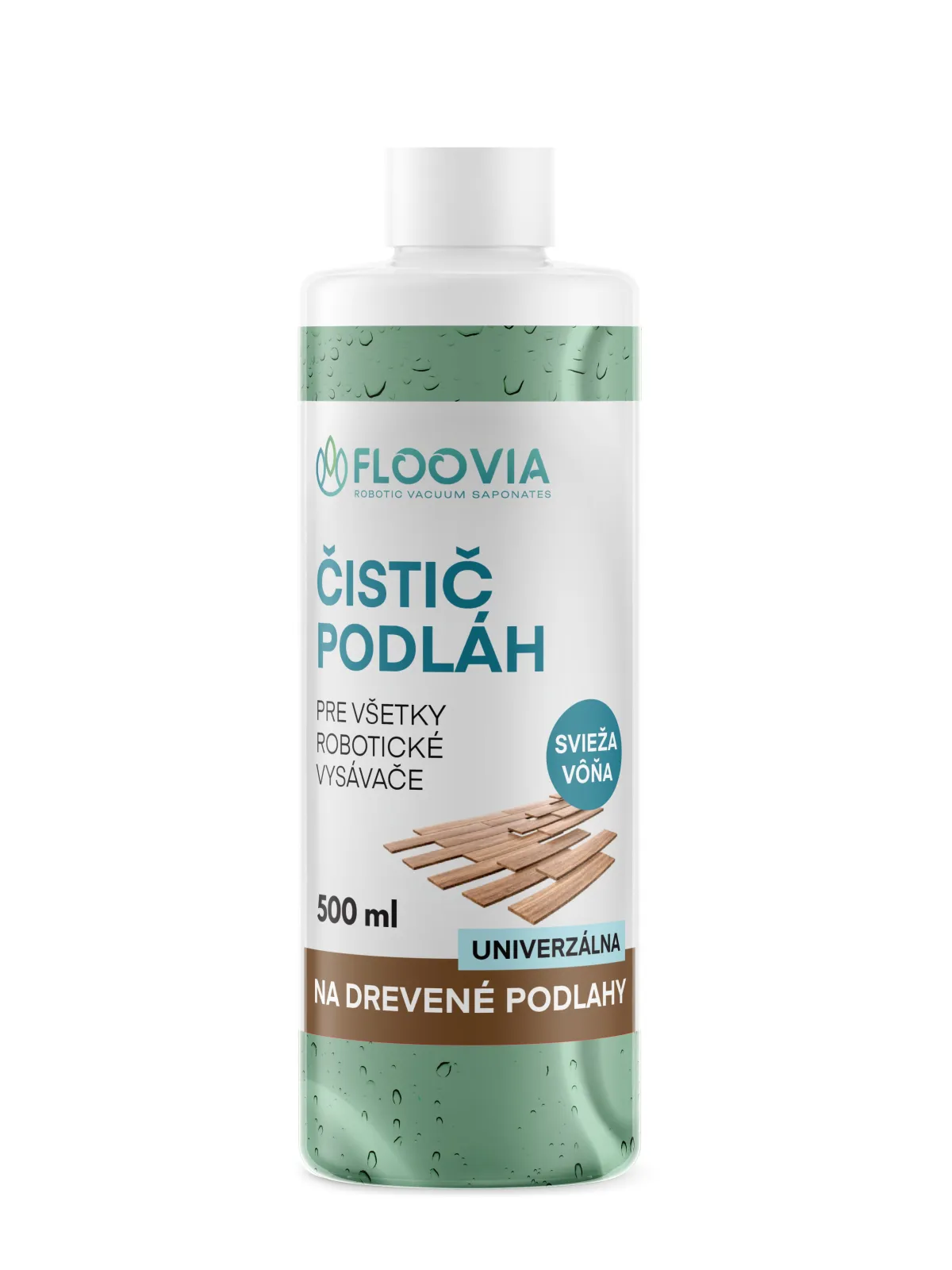 Čistiaci prostriedok do robotického vysávača Floovia, na drevené podlahy — obrázok 2