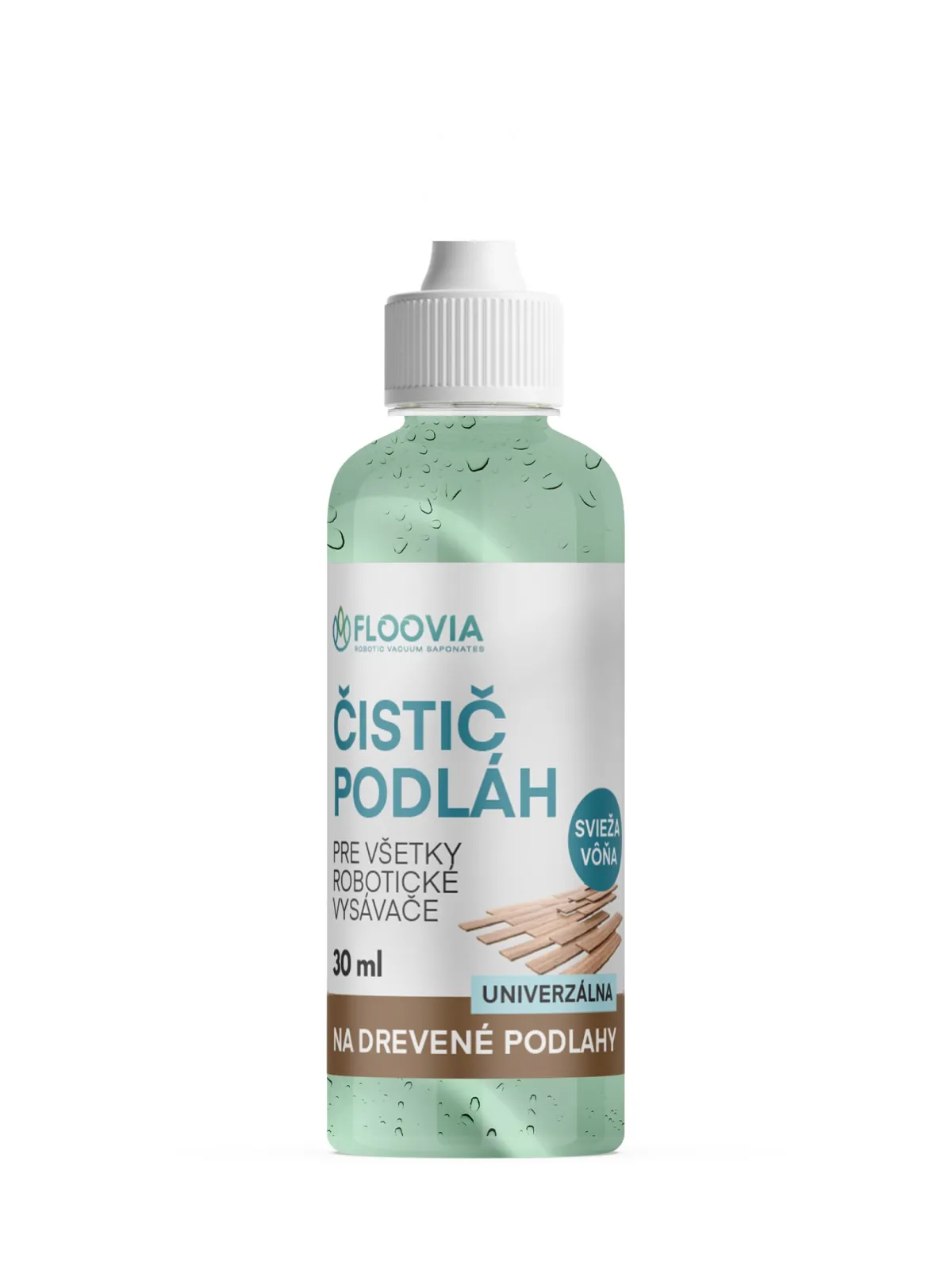 Čistiaci prostriedok do robotického vysávača Floovia, na drevené podlahy — obrázok 3