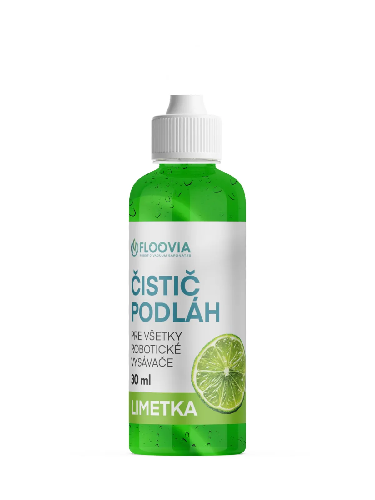 Čistiaci prostriedok do robotického vysávača Floovia, limetková vôňa — obrázok 3