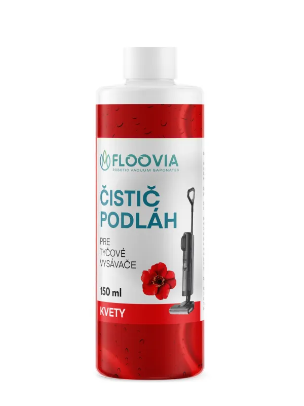 Čistiaci prostriedok do tyčového vysávača s mopom Floovia, kvetinová vôňa