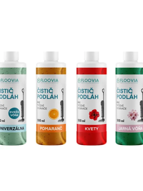 Darčekový set čistiacich prostriedkov do tyčového vysávača s mopom Floovia