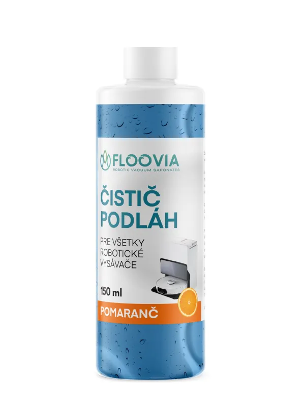 Čistiaci prostriedok do robotického vysávača so samočistiacou stanicou Floovia, pomarančová vôňa